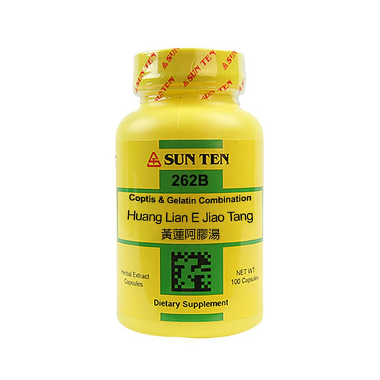 Sun Ten Coptis & Gelatin Combination 262B - 100 Capsules