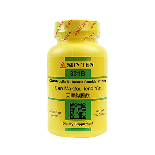 Sun Ten Gastrodia & Uncaria Combination 331B - 100 Capsules