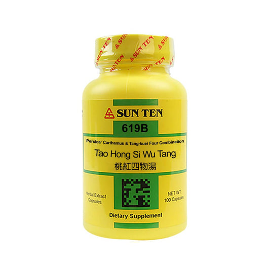 Sun Ten Persica - Carthamus & Tang-kuei Combination 619B - 100 Capsules