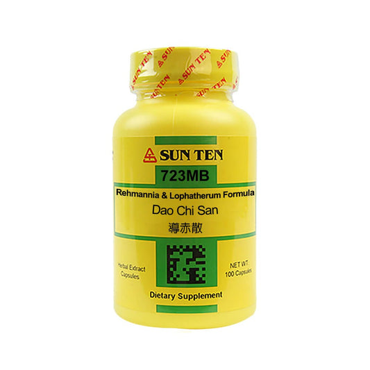 Sun Ten Rehmannia & Lophatherum Formula 723MB - 100 Capsules