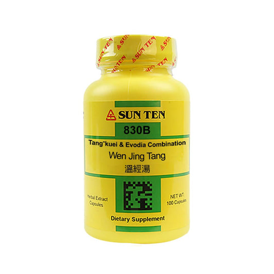 Sun Ten Tang-kuei & Evodia Combination 830B - 100 Capsules