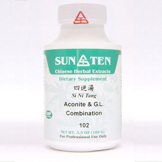 Sun Ten Aconite - Ginger & Licorice Combination 102 Granules - 100g