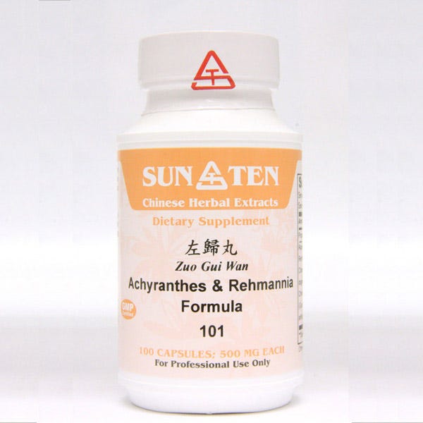 Sun Ten Achyranthes & Rehmannia Formula 101B - 100 Capsules