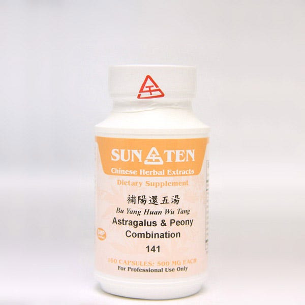 Sun Ten Astragalus & Peony Combination 141B - 100 Capsules