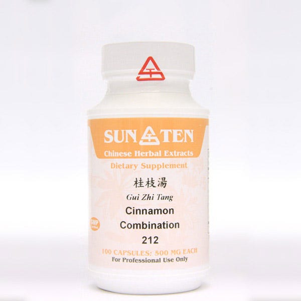 Sun Ten Cinnamon Combination 212B - 100 Capsules