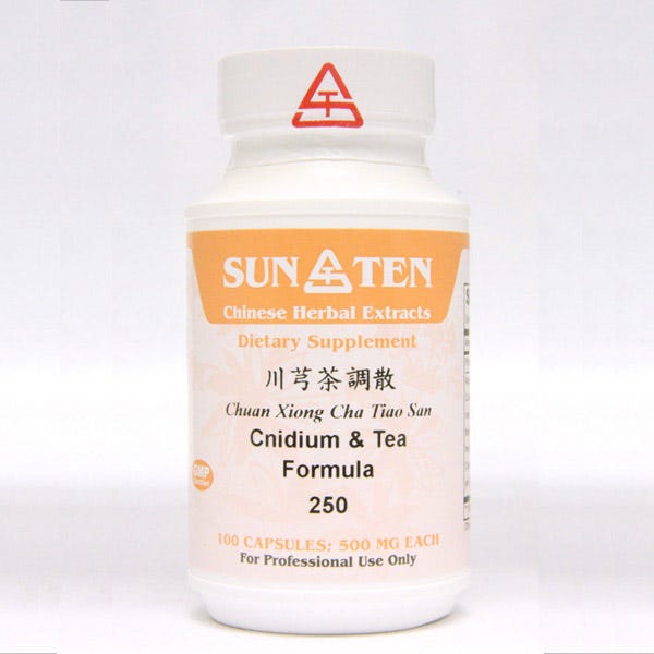 Sun Ten Cnidium & Tea Formula 250B - 100 Capsules