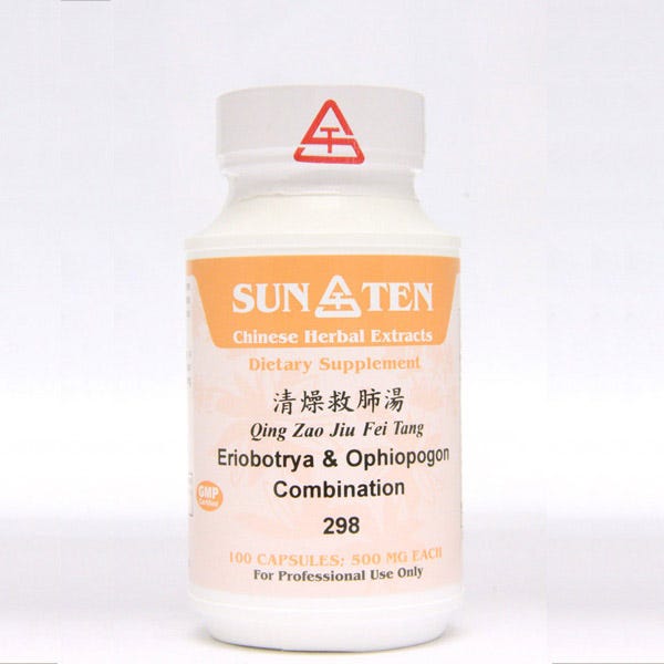 Sun Ten Eriobotrya & Ophiopogon Combination 298B - 100 Capsules