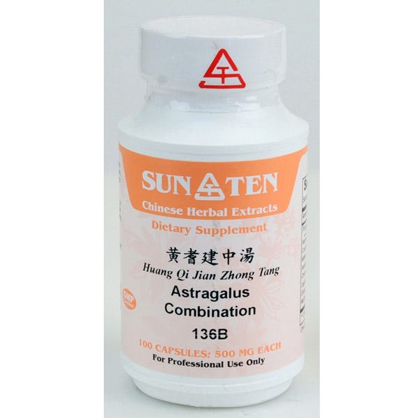 Sun Ten Astragalus Combination 136B - 100 Capsules