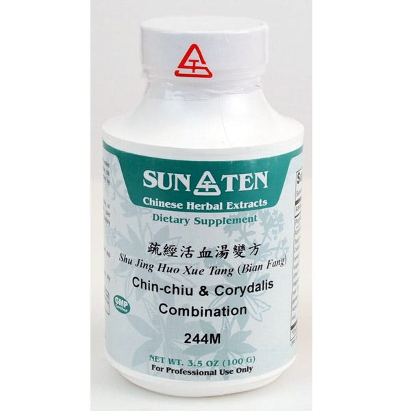 Sun Ten Chin-chiu & Corydalis Combination 244M Granules - 100g