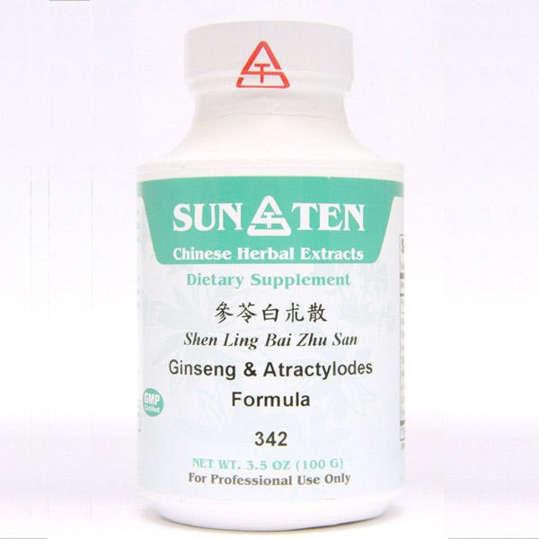 Sun Ten Ginseng & Atractylodes Formula 342 Granules - 100g