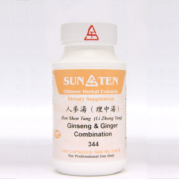 Sun Ten Ginseng & Ginger Combination 344B - 100 Capsules