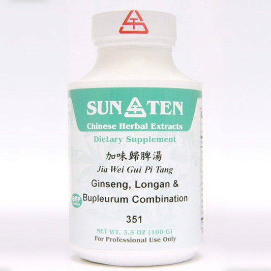 Sun Ten Ginseng - Longan - & Bupleurum Combination 351 Granules - 100g