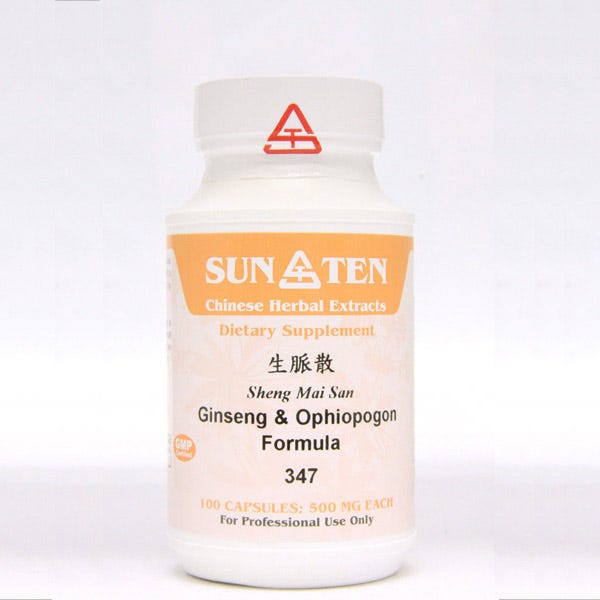 Sun Ten Ginseng & Ophiopogon Formula 347B - 100 Capsules