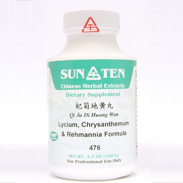 Sun Ten Lycium - Chrysanthemum & Rehmannia Combination 476 Granules - 100g