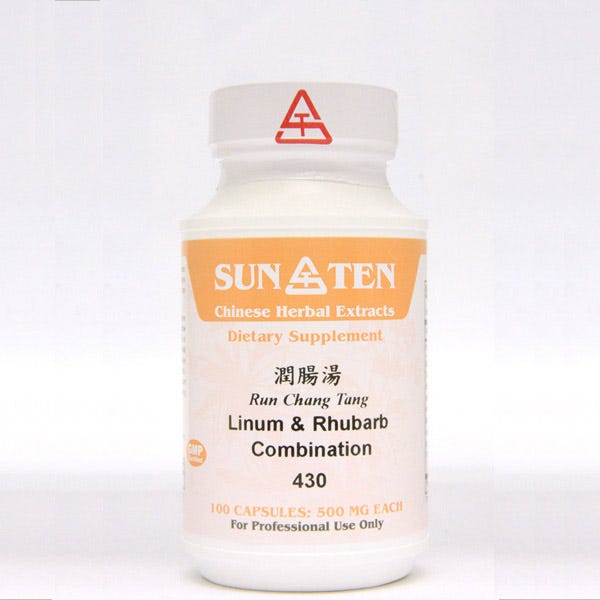 Sun Ten Linum & Rhubarb Combination 430B - 100 Capsules