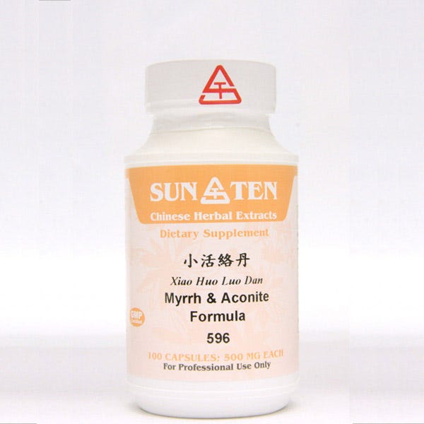 Sun Ten Myrrh & Aconite Formula 596B - 100 Capsules