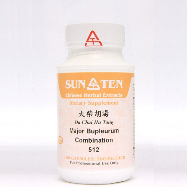 Sun Ten Major Bupleurum Combination 512B - 100 Capsules