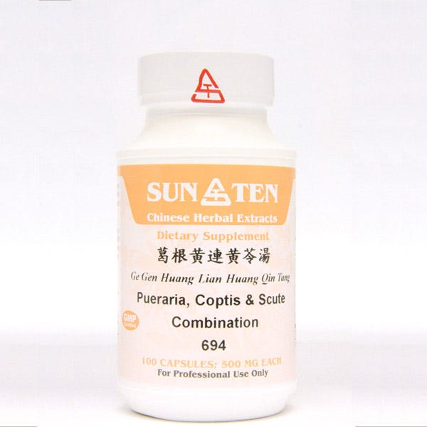 Sun Ten Pueraria - Coptis & Scute Combination 694B - 100 Capsules