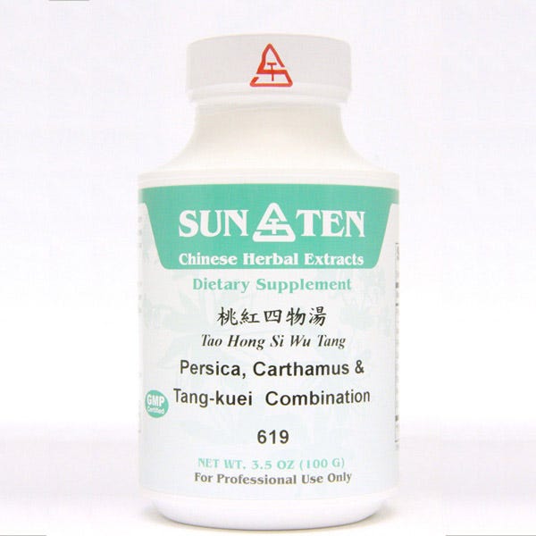 Sun Ten Persica - Carthamus & Tang-kuei Combination 619 Granules - 100g