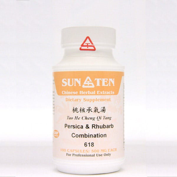 Sun Ten Persica & Rhubarb Combination 618B - 100 Capsules
