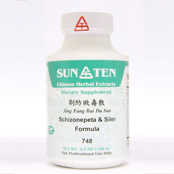 Sun Ten Schizonepeta & Siler Formula 748 Granules - 100g