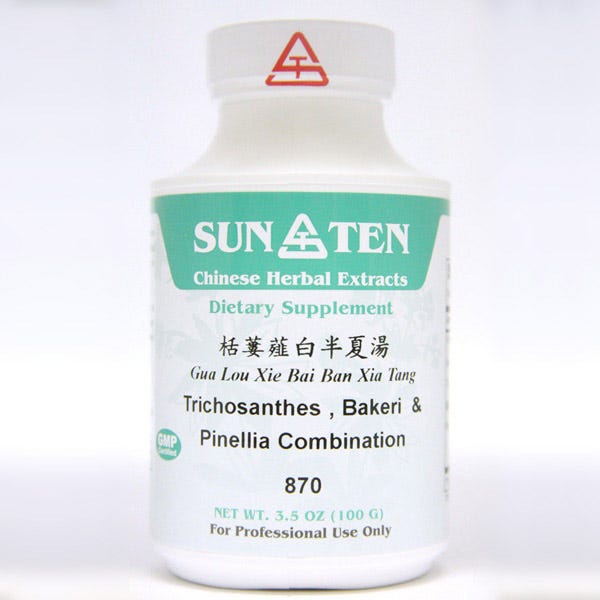 Sun Ten Trichosanthes - Bakeri - & Pinellia Combination 870 Granules - 100g