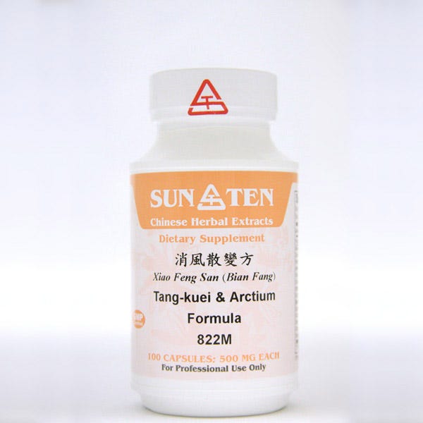 Sun Ten Tang-kuei & Arctium Formula 822MB - 100 Capsules