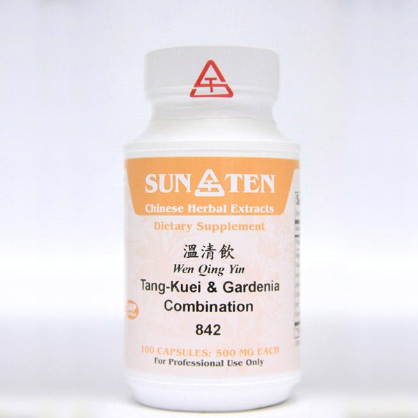 Sun Ten Tang-kuei & Gardenia Combination 842B - 100 Capsules