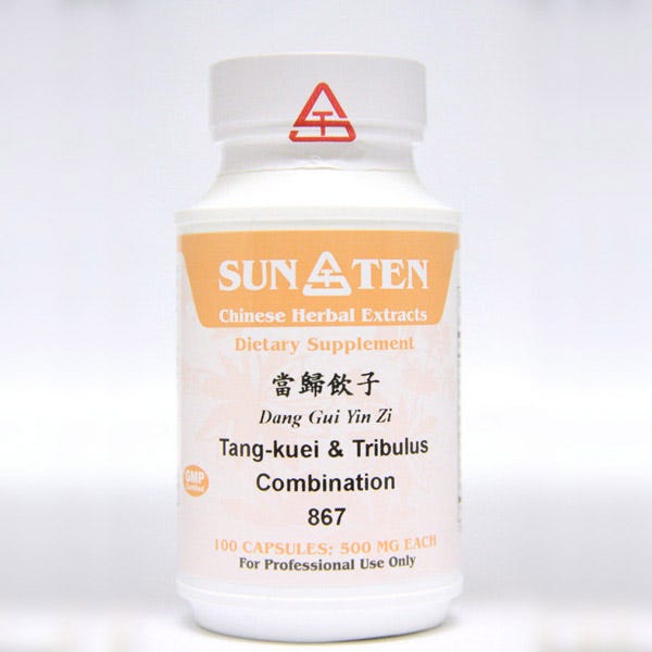Sun Ten Tang-kuei & Tribulus Combination 867B - 100 Capsules