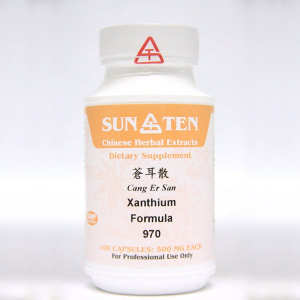 Sun Ten Xanthium Formula 970B - 100 Capsules