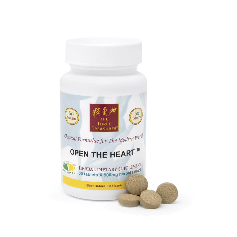 Three Treasures Open the Heart - 60 Tablets