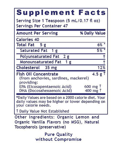EPA/DHA Marine Liquid, 8 fl oz - Image 2