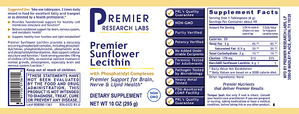 Premier Sunflower Lecithin, 10oz - Image 3