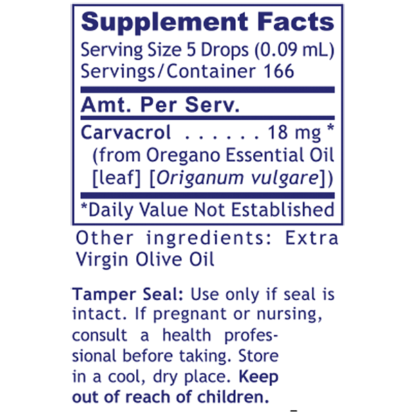Oregano Oil, 0.5 fl oz - Image 2
