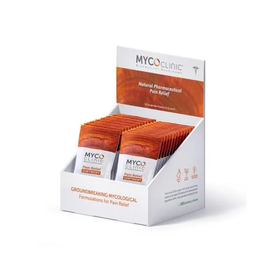 MYCO CLINIC™ Maximum Strength Pain Relief Ointment Sample Packet Box