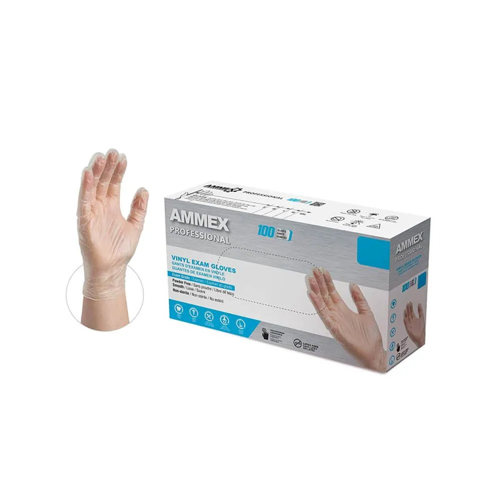Vinyl Powder-Free 3 Mil Exam Gloves