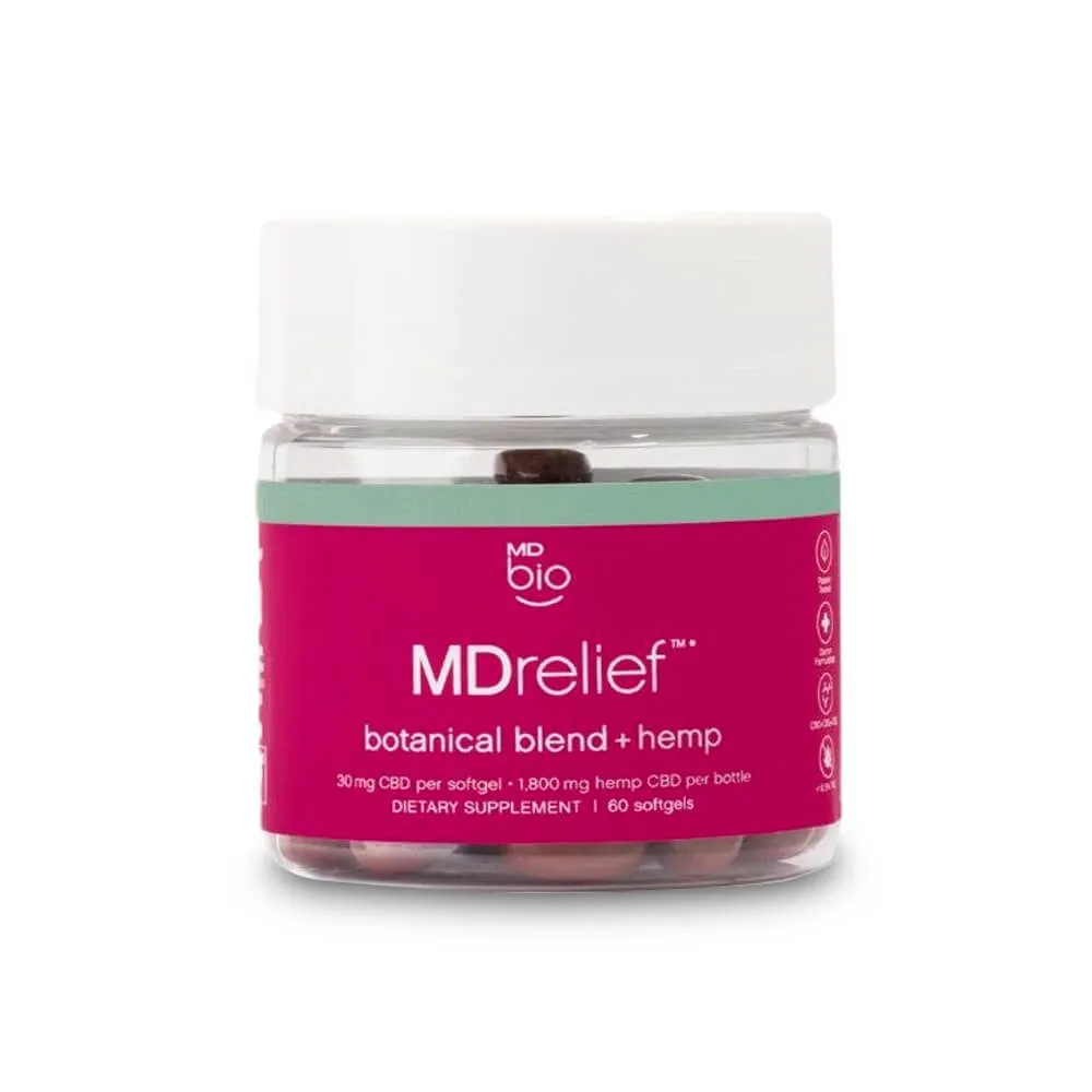 MDbio MDrelief Softgels - 60ct