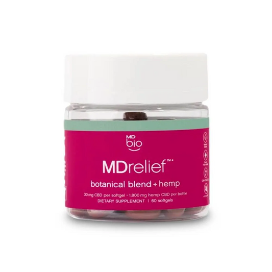 MDbio MDrelief Softgels - 60ct