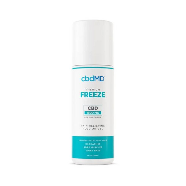 cbdMD Freeze Pain Relief Roller - 3oz roller