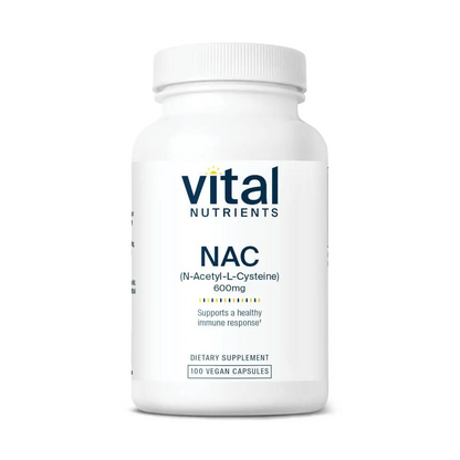 Vital Nutrients NAC (N-Acetyl Cysteine) 600mg