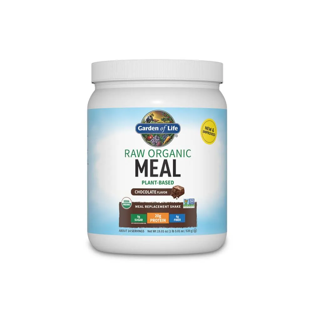 Garden of Life Raw Organic Meal Replacement Plant-Based Protein Powder