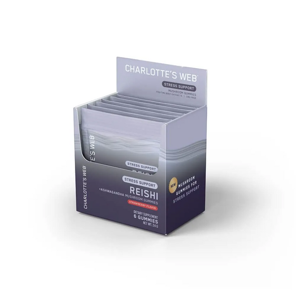 Charlotte's Web™ Mushroom Gummies Sample Packs - Reishi + Ashwagandha Stress Support