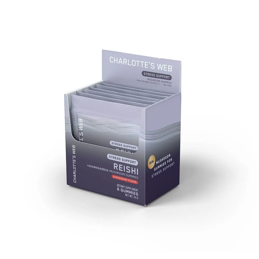 Charlotte's Web™ Mushroom Gummies Sample Packs - Reishi + Ashwagandha Stress Support