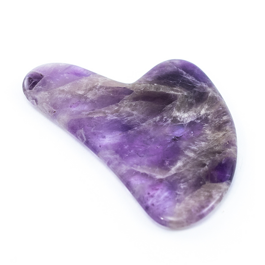 Amethyst Jade Heart (Gua Sha Tool)