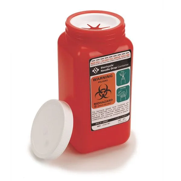 1.4 qt. Stericycle® Biohazard by Mail