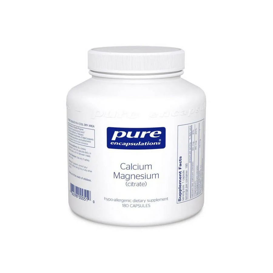 Pure Encapsulations Calcium Magnesium (citrate) - 180 capsules