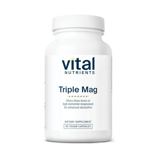 Vital Nutrients Triple Mag - 90 Vegan Capsules