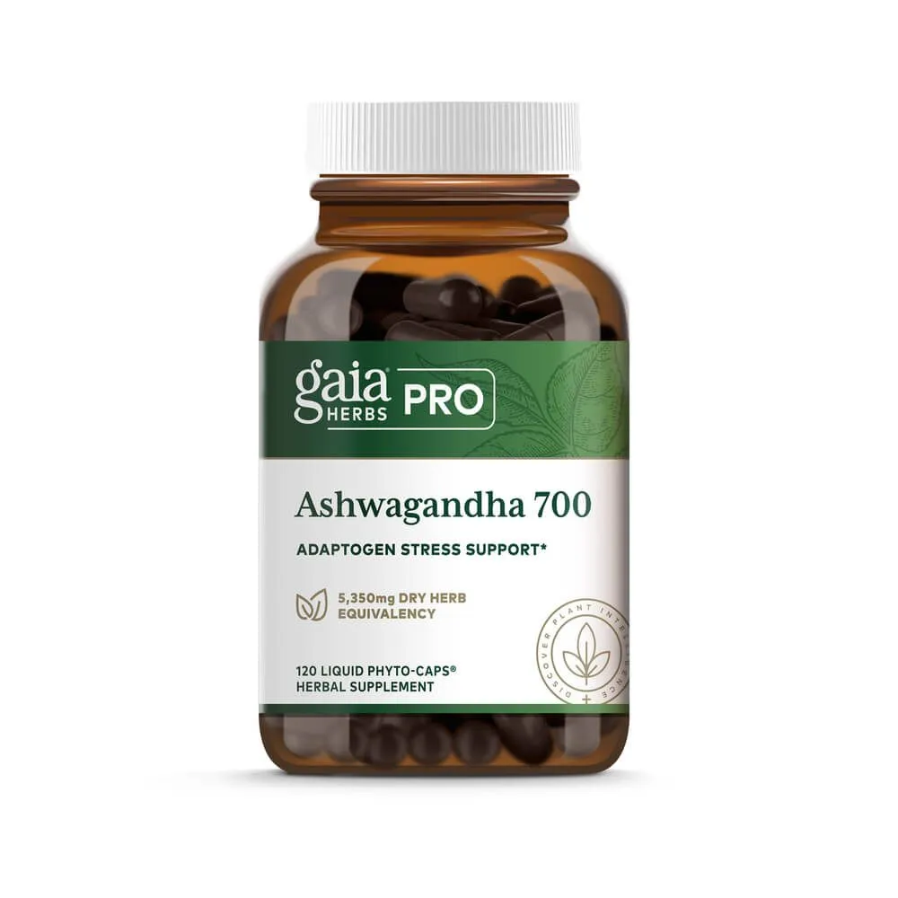 Gaia Herbs PRO Ashwagandha 700 - 120 Capsules