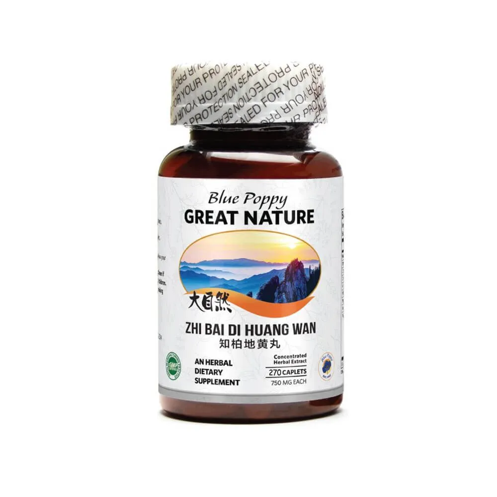Blue Poppy Great Nature Classics Zhi Bai Di Huang Wan Caplets