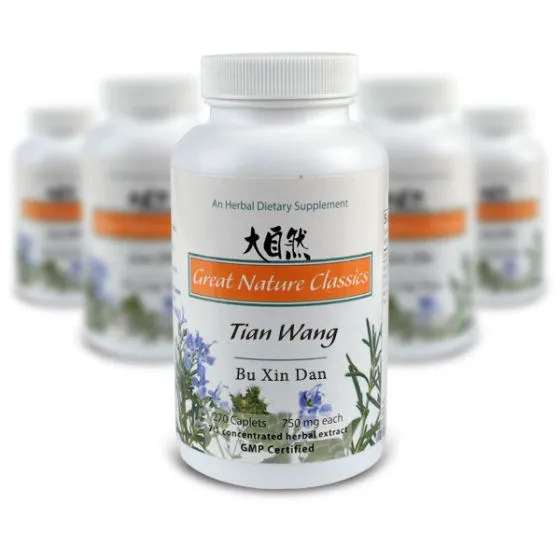 Blue Poppy Great Nature Classics Tian Wang Bu Xin Dan Caplets